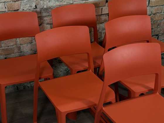 Image 1 of Vitra Tip Ton | Set of 6 | Orange