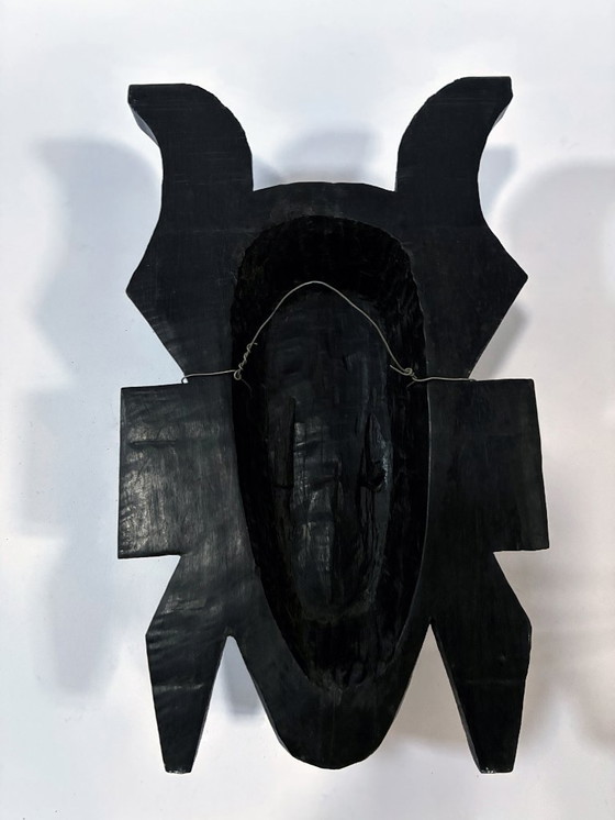 Image 1 of Afrikanische Stammeskunst • Senufo-Maske • Elfenbeinküste • Ebenholz • 1960