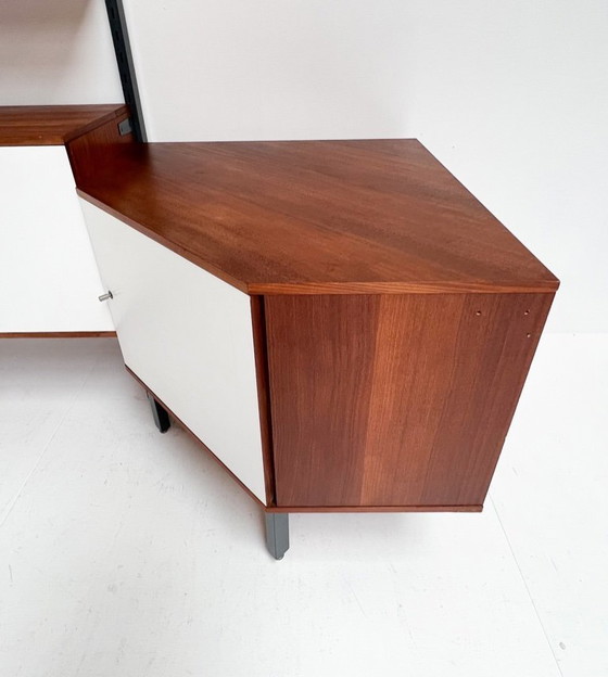 Image 1 of Sistema a parete vintage Simpla Lux a 2 pezzi, anni '60