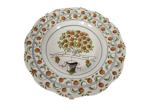 Plateelbakkerij Zuid-Holland - Piatto commemorativo - Terracotta - Gouda - 1909