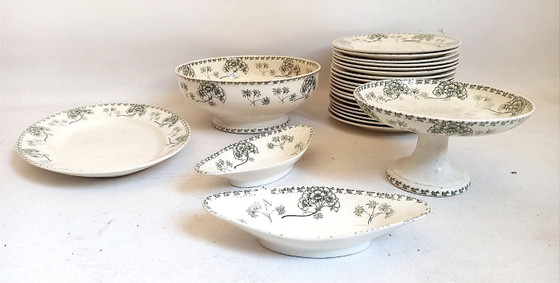 Palmyre Sarreguemines 24-Piece Crockery Set, Early 20th Century – Ceramic (photo 2 of 11)
