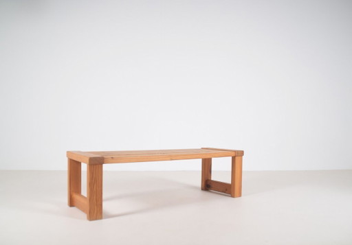 Banc suédois en pin par Nils Troed pour Glas Mäster, 1960 – bankjes, Wood, Vintage