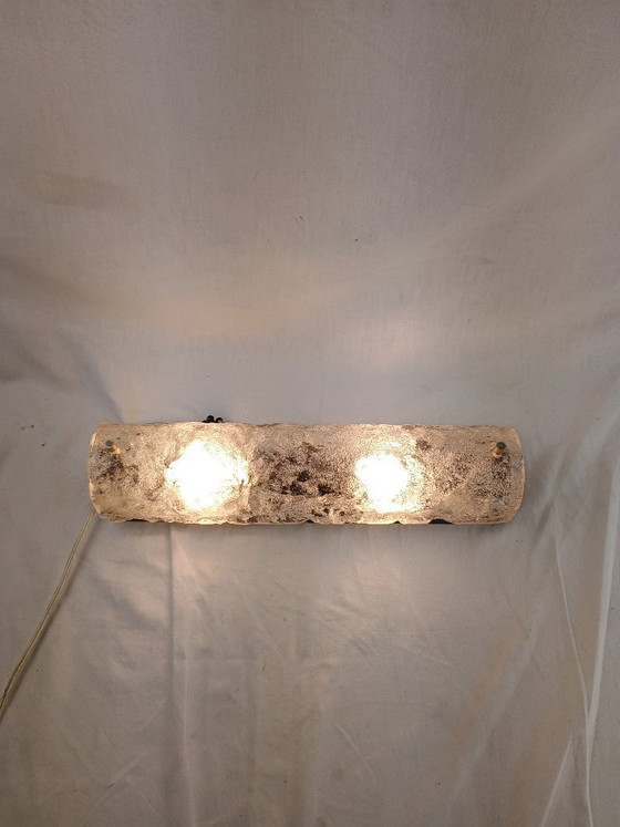 Image 1 of Vintage brutalistische wandlamp J.T. Kalmar Oostenrijkse lamp uit het midden van de 20e eeuw