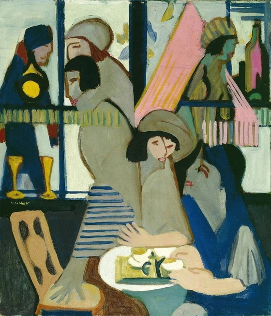 Image 1 of Ernst Ludwig Kirchner ----Het Cafe