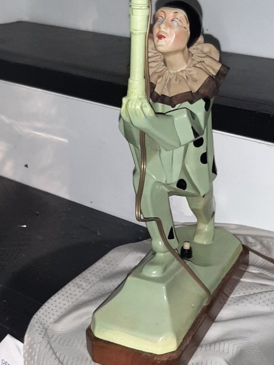 Image 1 of Harlekijn art deco kubistische lamp 1920