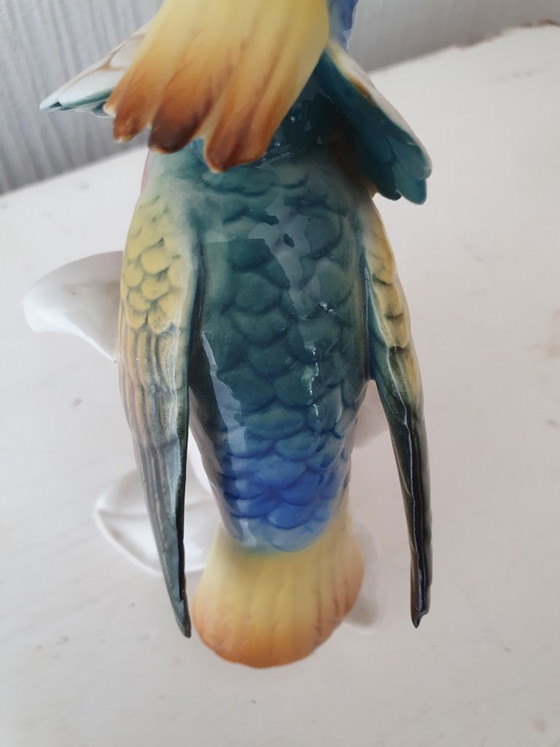 Image 1 of Karl Ens porseleinen kolibrie – handbeschilderd- perfecte staat