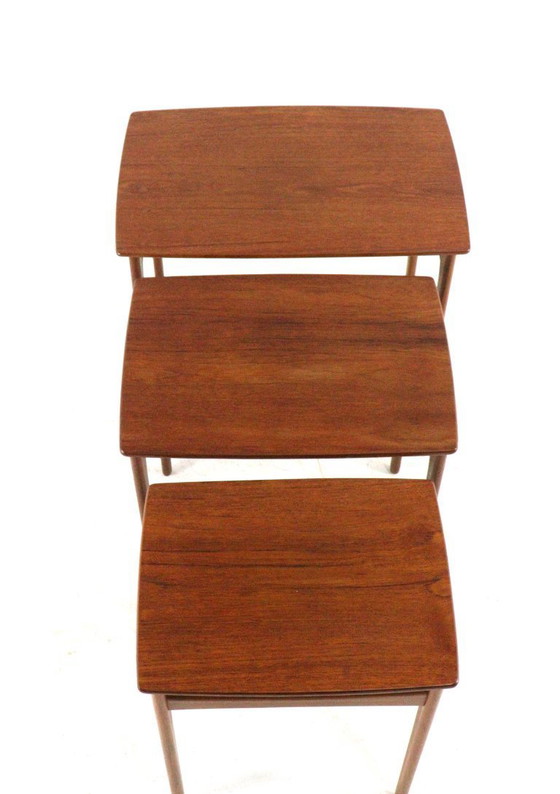 Svend Åge Madsen Nesting Tables Vintage Deens Teak – Svend Age Madsen, Bijzettafels, Wood (photo 13 of 22)
