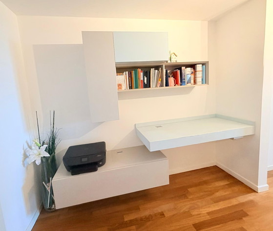 Parete attrezzata libreria sospesa con angolo studio Pianca – Librerie, Wood (photo 2 of 8)
