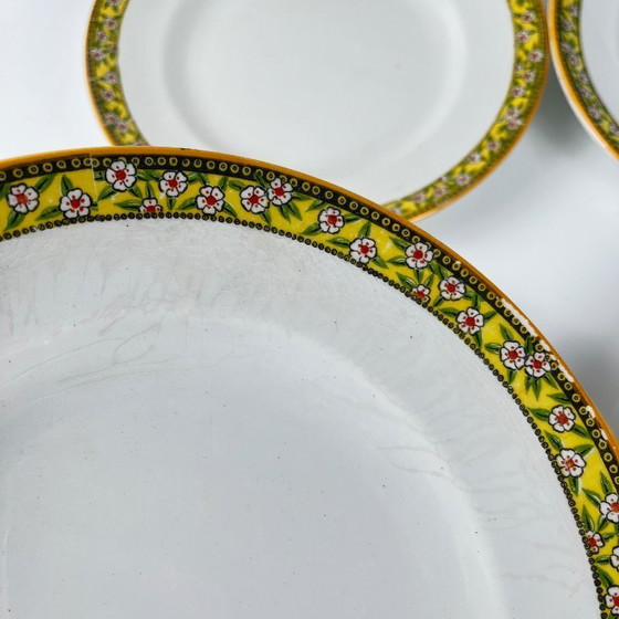 Image 1 of Satz von 6 eisernen Erdtellern "Yvonne", Orchies, Anfang 20.