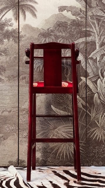 Image 1 of CHINESISCHER HOCHSTUHL IN MARSALA-ROT