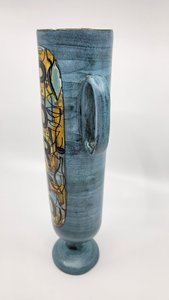 Image 1 of Ceramic pitcher Jean de Lespinasse Bleu France French Riviera 1950