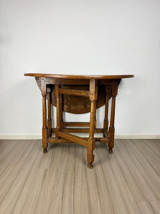 Antiker englischer Eichen-Klapptisch – Viktorianische Zeit des späten 19. Jahrhunderts – Massiver, – Tische (photo 6 of 10)