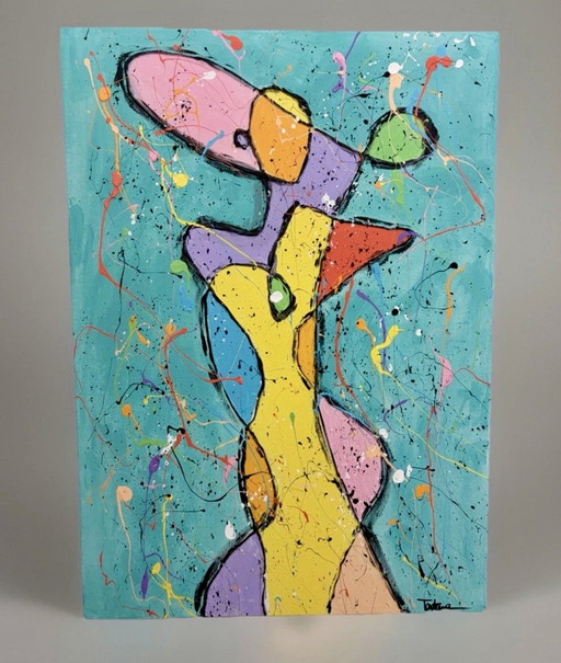 Modern painting directly from the artist Federica Tantera