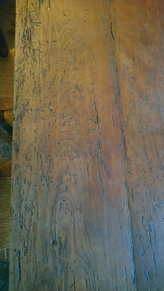 Tavolo con gambe affusolate, abete e faggio – Tavoli da pranzo, Wood, Vintage (photo 8 of 14)