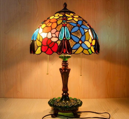 Tiffany-style lamp