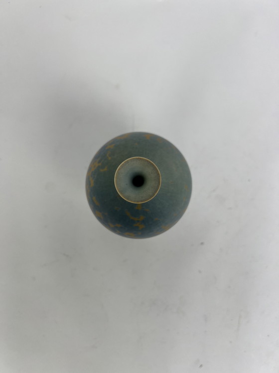 Image 1 of Originele vaas Hein Severijns (turquoise/goud) 
