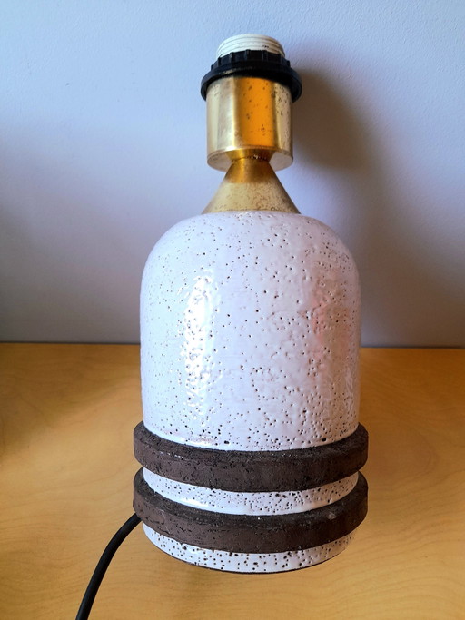 Enamelled ceramic lamp, 1970