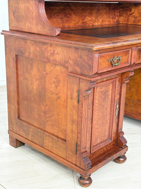 Magnifique bureau d'écriture de l'époque Gründerzeit – Bureau/secrétaire ancien de grande qualité, datant (photo 17 of 24)