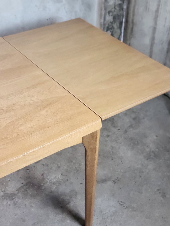 Image 1 of Vintage oak dining table by Henning Kjaernulf for Vejle