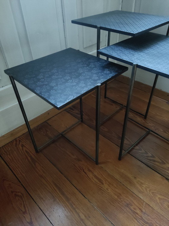 Image 1 of Capo d'opera Mini Set de table d'appoint, Lava-Tattoo, Alessio Bassan 2015, noir