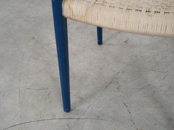 Image 1 of Sedia in teak blu, design danese, anni '60, designer: Niels Otto Møller