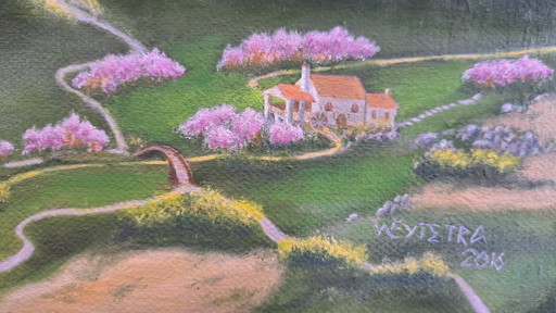 Eveningmist in Tuscany – schilderijen tekeningen, Canvas (photo 2 of 5)