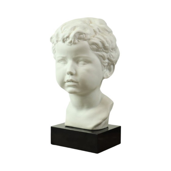 Image 1 of Biscuit Porcelain Bust Child