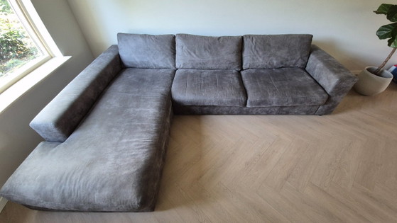 IN.HOUSE Revello canapé d'angle avec méridienne (microfibre), In House, Canapés d'angle, Cuir, Gris, Modern (photo 4 sur 6)