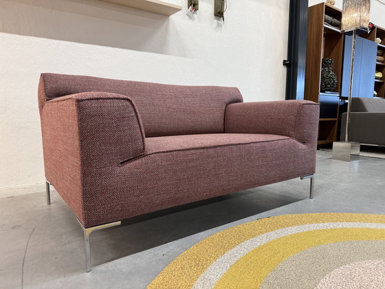 Image 1 of Diseño en Stock Bloq Sofá de dos plazas con tela Mercia