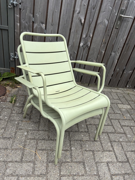 Image 1 of Fermob Luxembourg chaise longue de jardin avec accoudoirs 