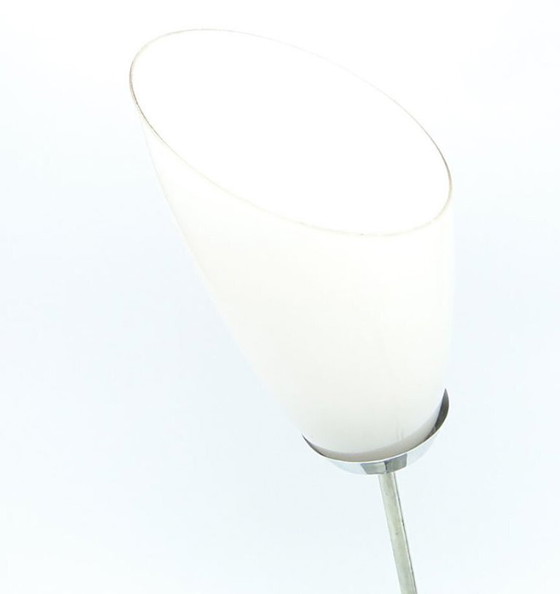 Pop Art Bedside Lamp From Polam, Poland, 1960s – Table lamps, Glass, Metal (photo 7 of 16)