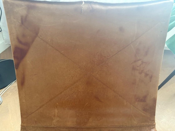 Image 1 of Autentiche sedie vintage PK22 di Poul Kjærholm - Patina cognac invecchiata