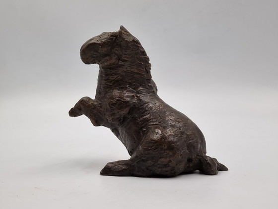 Image 1 of Kleine Bronzeskulptur eines Pferdes, Arthur Spronken?