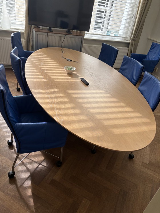 10 x Montis Chapplin Blu – Sedie da pranzo, Leather (photo 5 of 5)