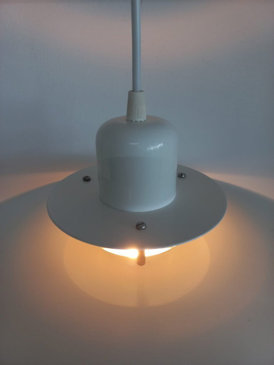 Image 1 of Lampada da soffitto vintage scandinava in metallo, a forma di ciotola o ad anello, anni '70/'80.