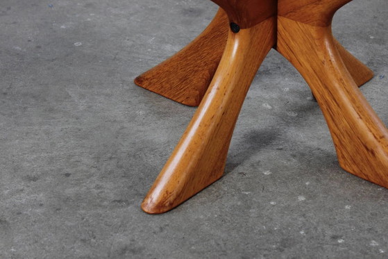 Teak Couchtisch T188 Illum Wikkelsø Eilersen 60er Jahre – Niels Eilersen, Couchtische, Holz, Glas (photo 5 of 14)