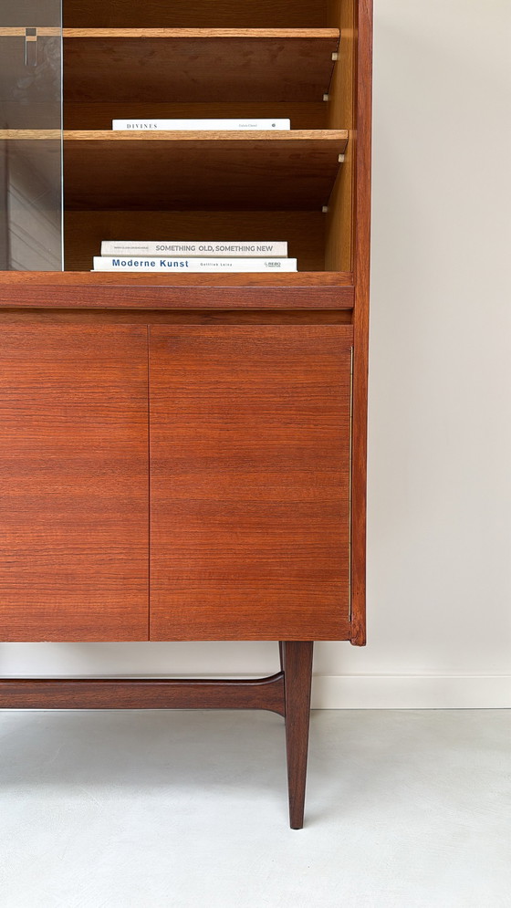 Image 1 of Vintage wooden display cabinet