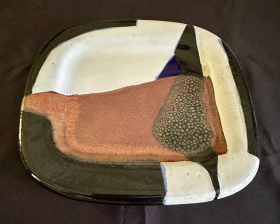 Image 1 of JACQUES POUCHAIN TABLEAU CERAMIQUE VINTAGE