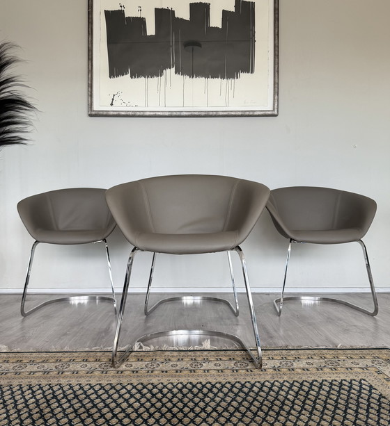 Image 1 of 4x Chaise Arper Duna Design by Lievore Altherr Molina, ca2014