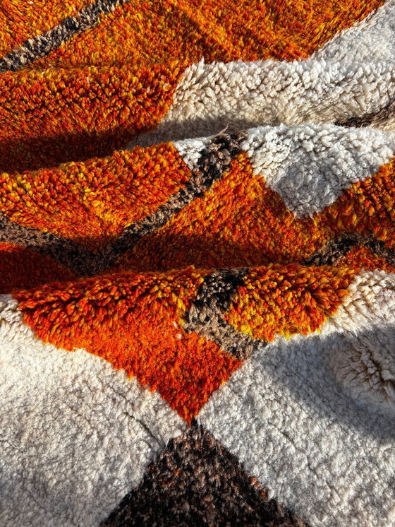 Image 1 of Moroccan Colorful Berber Mrirt Rug 220x300 cm, Modern Interior Living Room Rug, Authentic Moroccan rug