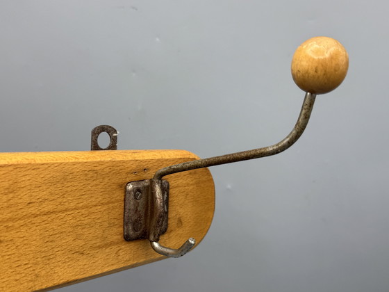 Image 1 of Retro Mid - Century Coat Rack - Authentic & Characterful