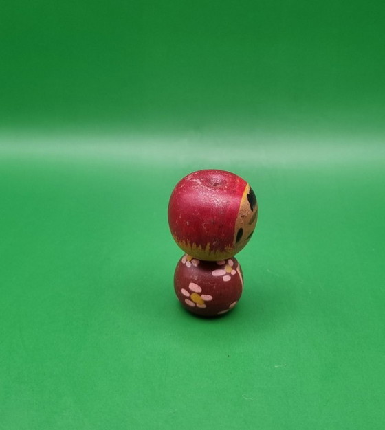 Cute Little Apple Kokeshi. – Decorative Objects, Wood (photo 2 of 5)