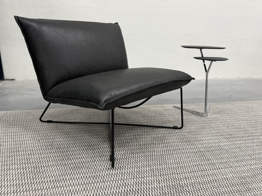 Jess Design Fauteuil Earl Cuir Bonanza noir