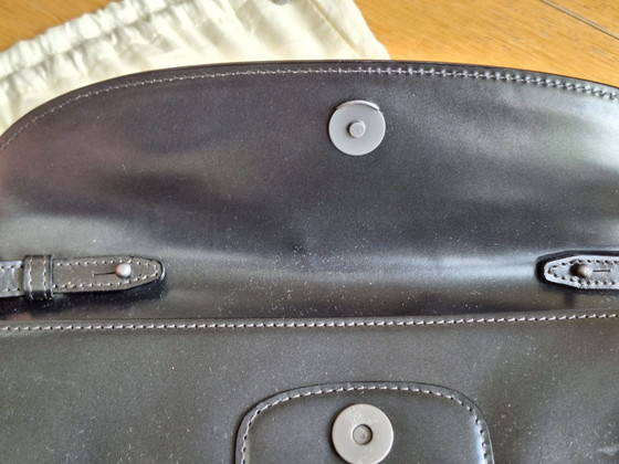 Vintage Bally Leather Shoulder Bag / Clutch, 90s, Incl. dustbag, Crossbody bags, Calfskin, Black (photo 14 of 14)