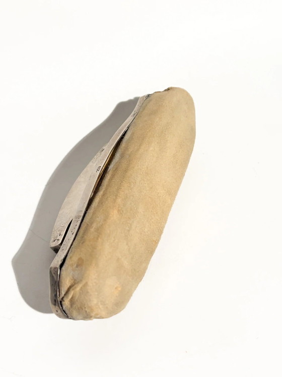Polissoir à ongles ancien en argent 800, fin du XIXe siècle – Objets déco, Leather, Suede (photo 7 of 7)