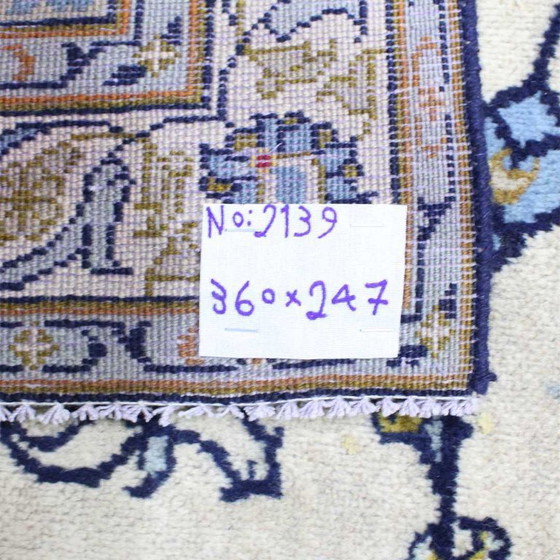 Image 1 of Handgeknoopt Perzisch tapijt Keshan Patina 360X247