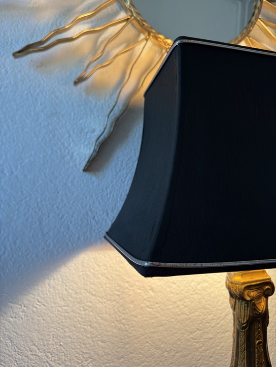 Image 1 of Lampe pique cierge d’église ancien 