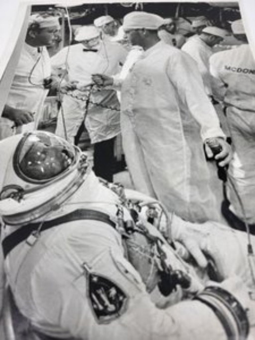 Originalfotografie Mission Gemini XI Charles Pete Conrad USA 1966