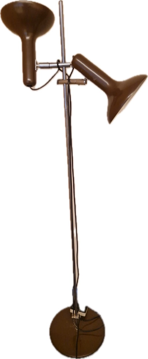 Vintage Stehlampe braun
