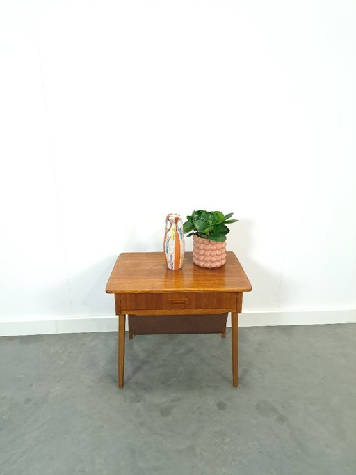 Veneer sewing drawer cabinet from Sweden